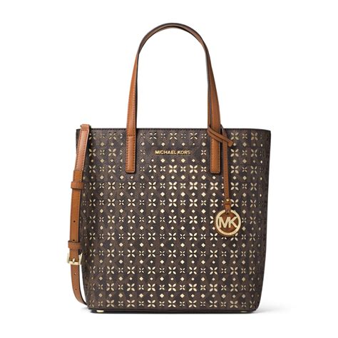 michael kors hayley perforated tote|MICHAEL MICHAEL KORS Hayley Large Perforated.